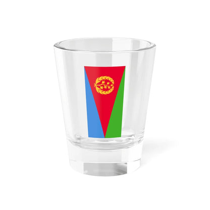 Flag of Eritrea vertical (Eritrea) Shot Glass 1.5oz 1.5oz - Go Mug Yourself
