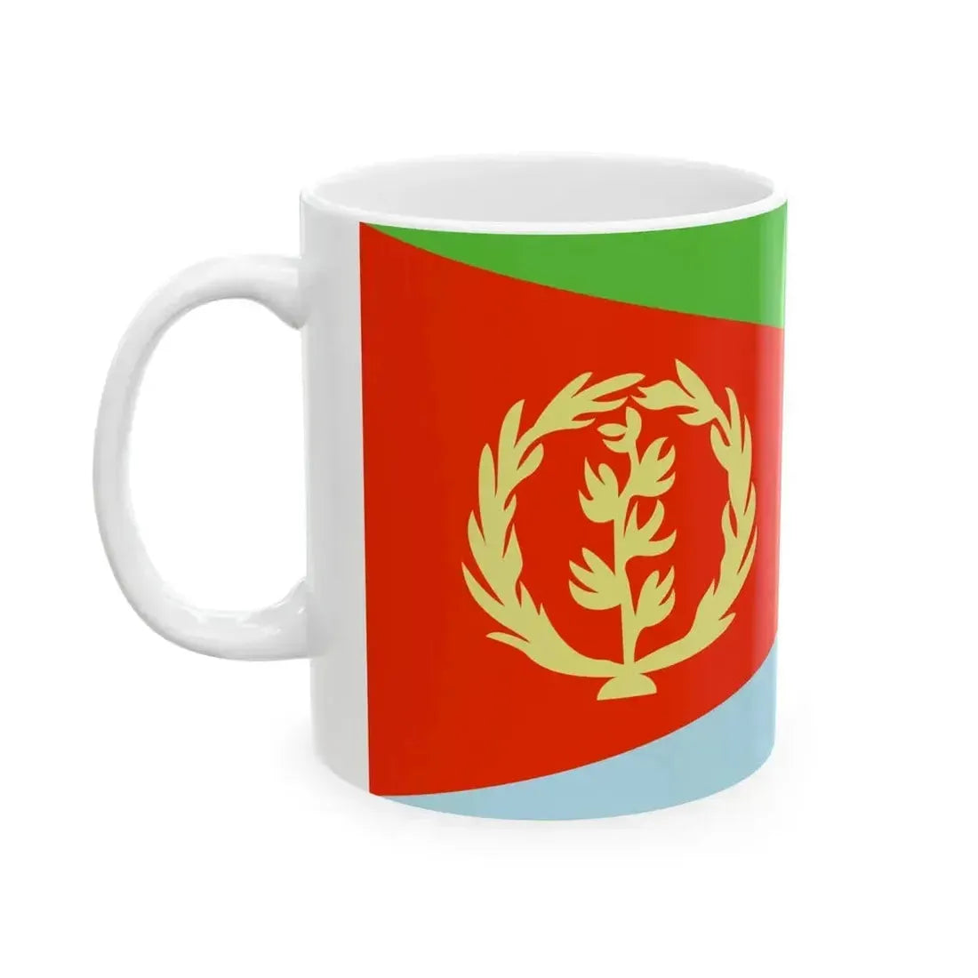 Flag of Eritrea WFB 2000 (Eritrea) White Coffee Mug - Go Mug Yourself