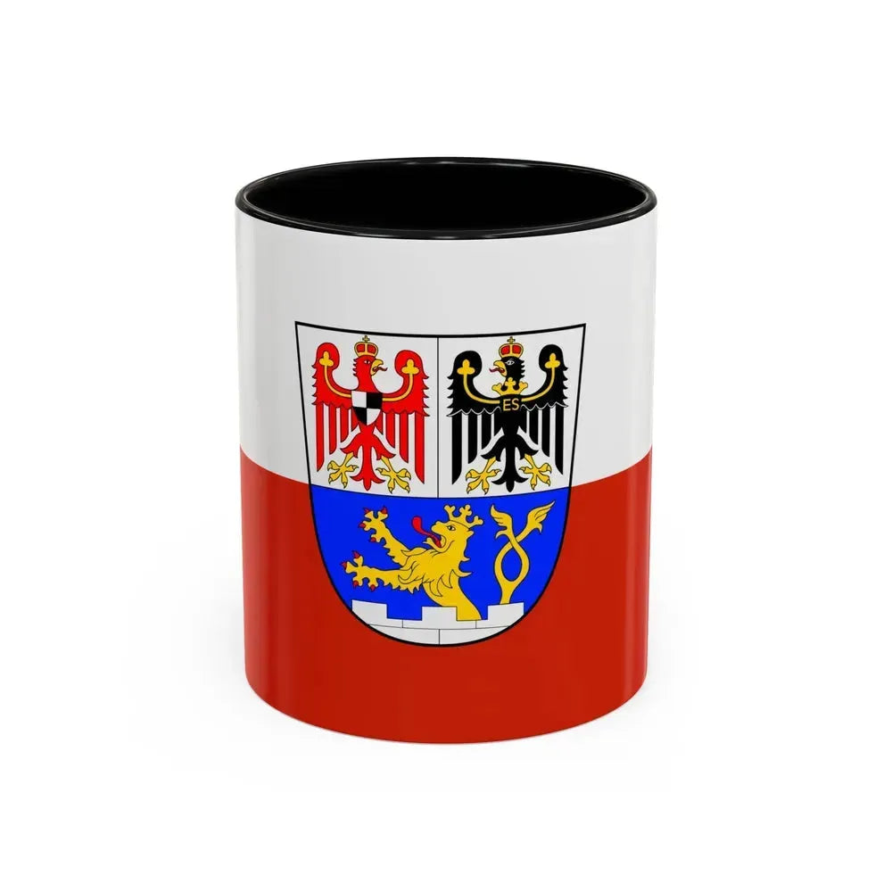 Flag of Erlangen Germany - Accent Coffee Mug 11oz Black - Go Mug Yourself