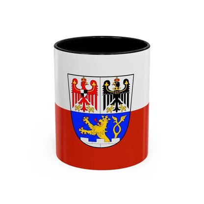 Flag of Erlangen Germany - Accent Coffee Mug 11oz Black - Go Mug Yourself