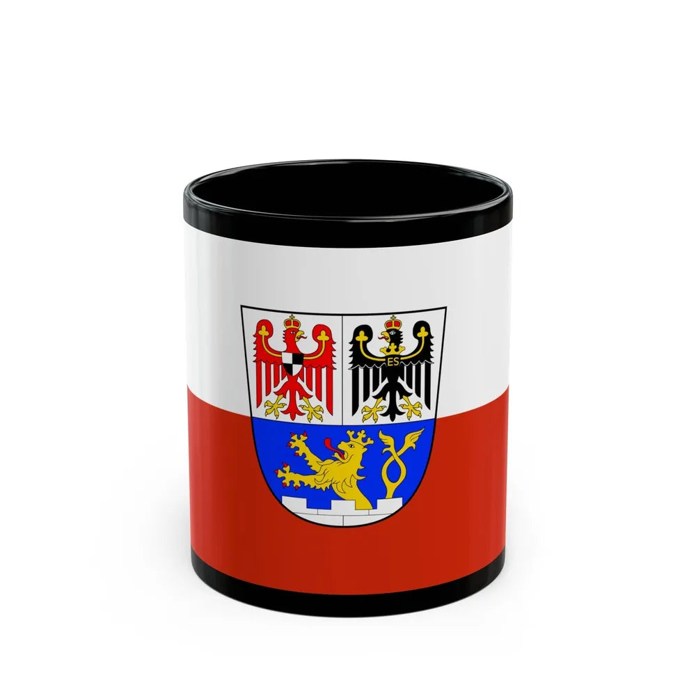 Flag of Erlangen Germany - Black Coffee Mug-11oz-Go Mug Yourself