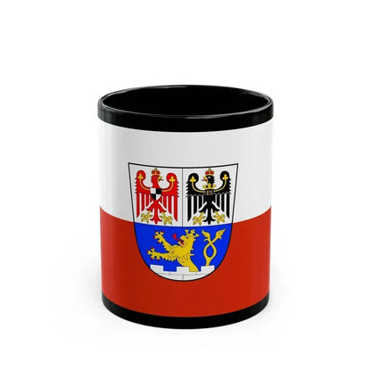 Flag of Erlangen Germany - Black Coffee Mug 11oz - Go Mug Yourself