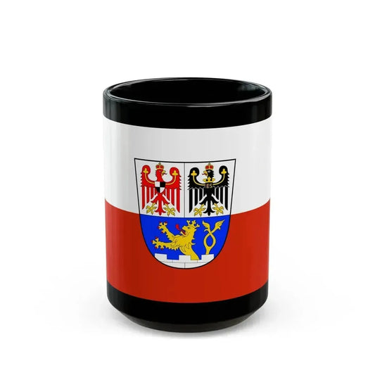 Flag of Erlangen Germany - Black Coffee Mug 15oz - Go Mug Yourself