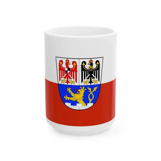 Flag of Erlangen Germany - White Coffee Mug 15oz - Go Mug Yourself