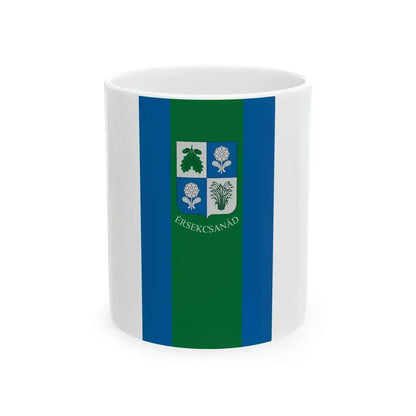 Flag of Ersekcsanad (Hungary) White Coffee Mug 11oz - Go Mug Yourself