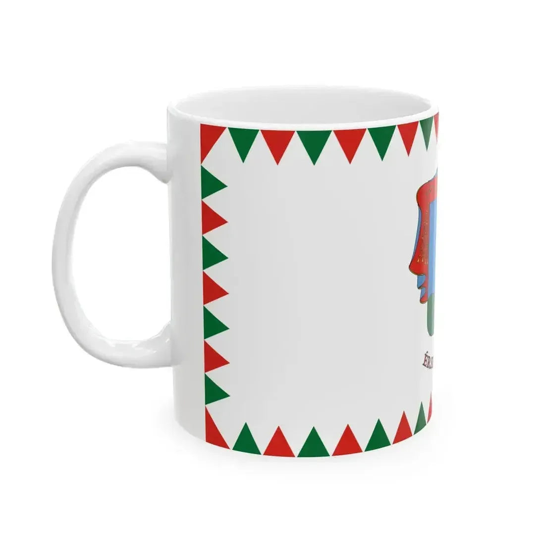 Flag of Ersekhalma (Hungary) White Coffee Mug - Go Mug Yourself