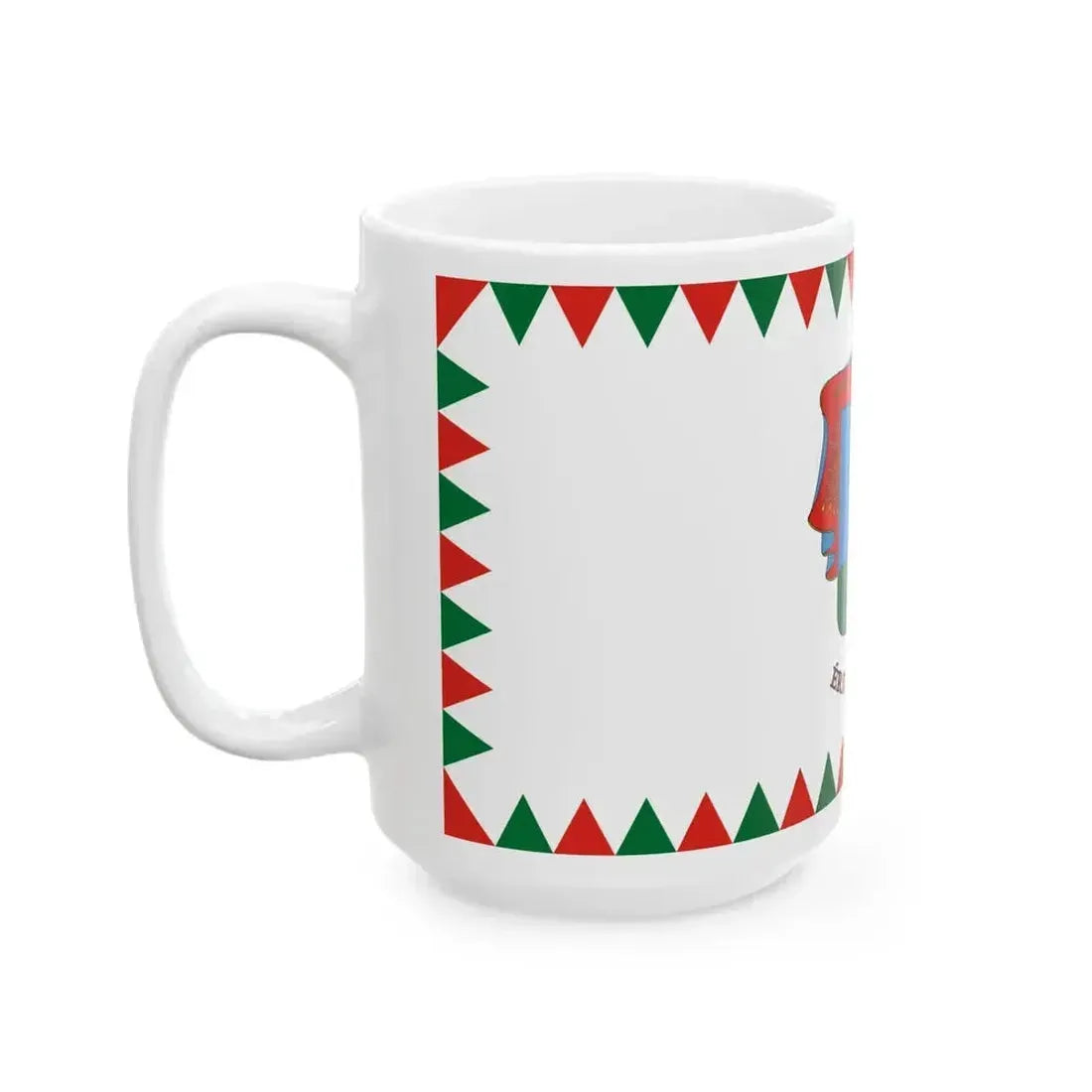 Flag of Ersekhalma (Hungary) White Coffee Mug - Go Mug Yourself