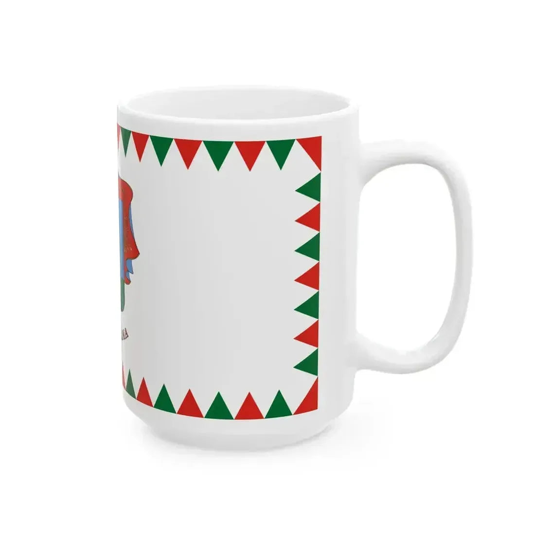 Flag of Ersekhalma (Hungary) White Coffee Mug - Go Mug Yourself