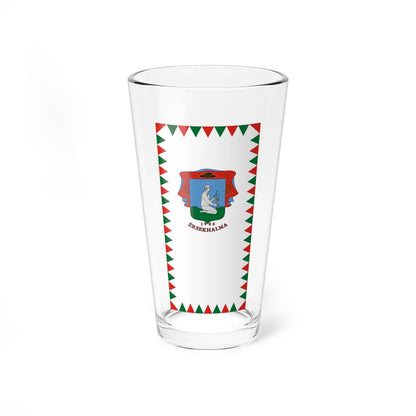 Flag of Ersekhalma vertical (Hungary) Pint Glass 16oz 16oz - Go Mug Yourself