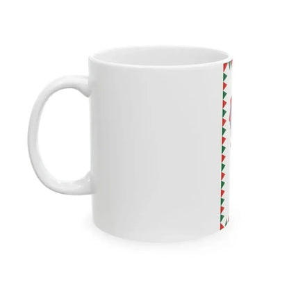 Flag of Ersekhalma vertical (Hungary) White Coffee Mug - Go Mug Yourself