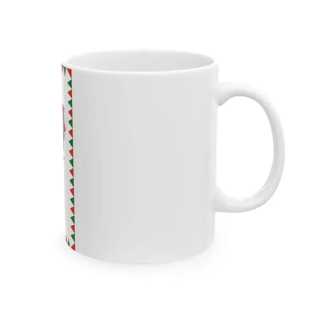 Flag of Ersekhalma vertical (Hungary) White Coffee Mug - Go Mug Yourself