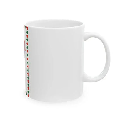 Flag of Ersekhalma vertical (Hungary) White Coffee Mug - Go Mug Yourself
