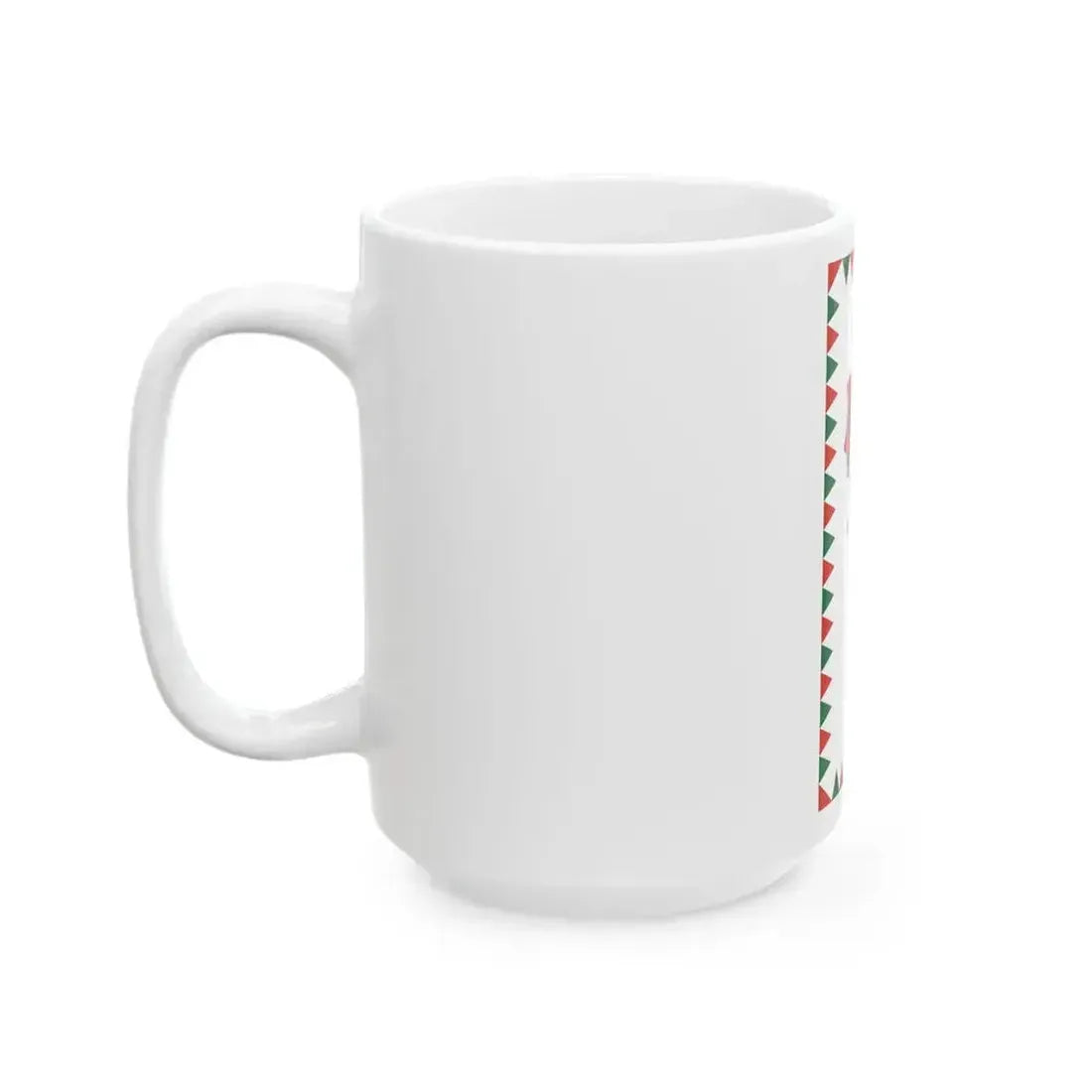 Flag of Ersekhalma vertical (Hungary) White Coffee Mug - Go Mug Yourself