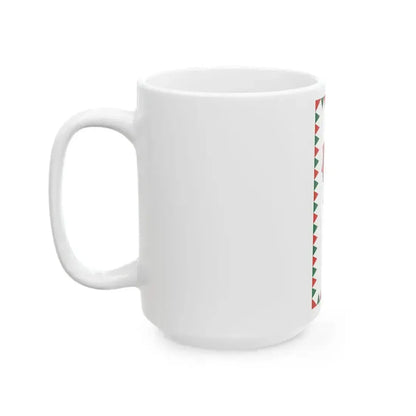 Flag of Ersekhalma vertical (Hungary) White Coffee Mug - Go Mug Yourself