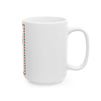 Flag of Ersekhalma vertical (Hungary) White Coffee Mug - Go Mug Yourself