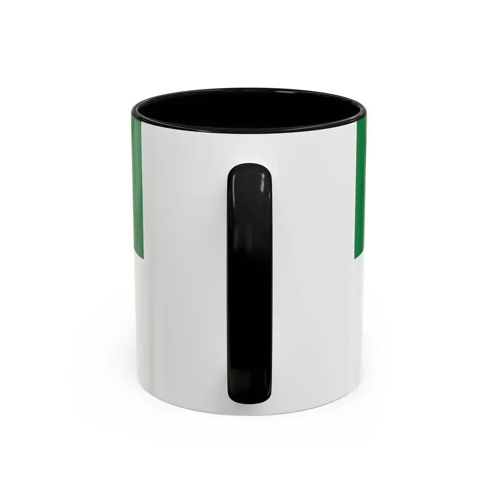 Flag of Erzgebirgskreises Germany - Accent Coffee Mug - Go Mug Yourself