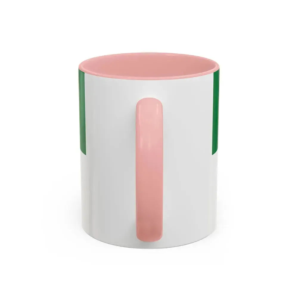 Flag of Erzgebirgskreises Germany - Accent Coffee Mug - Go Mug Yourself