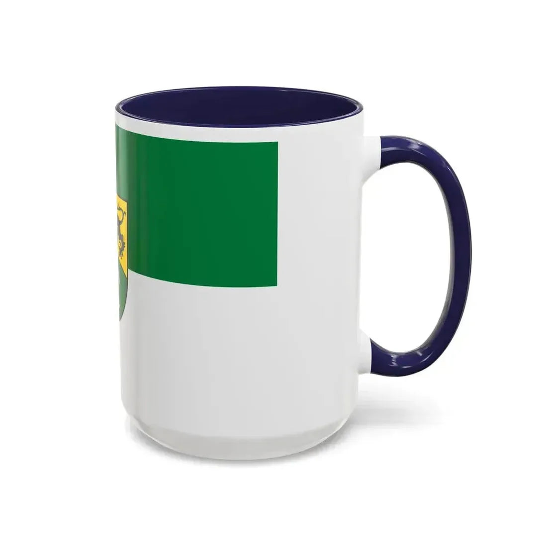 Flag of Erzgebirgskreises Germany - Accent Coffee Mug - Go Mug Yourself