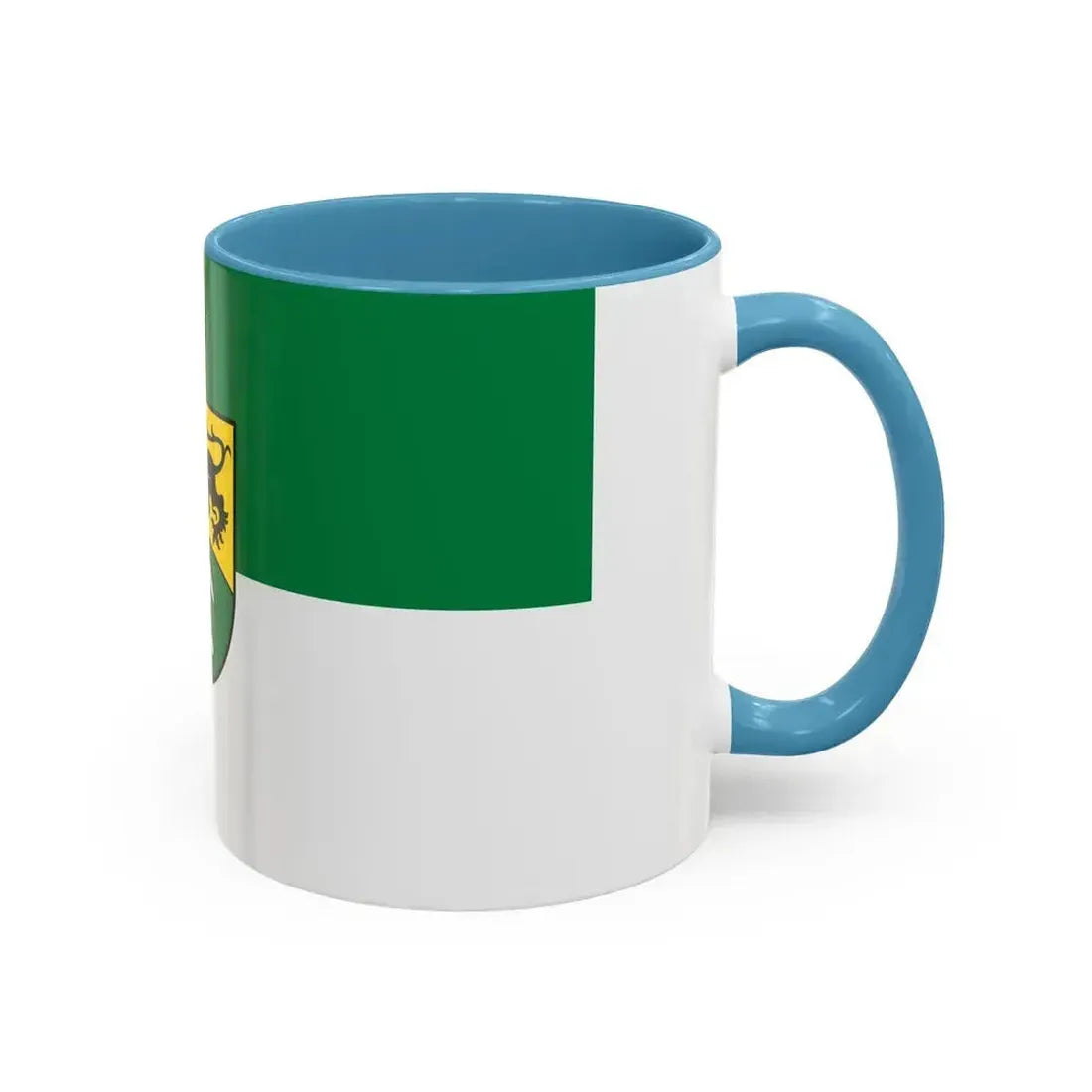 Flag of Erzgebirgskreises Germany - Accent Coffee Mug - Go Mug Yourself