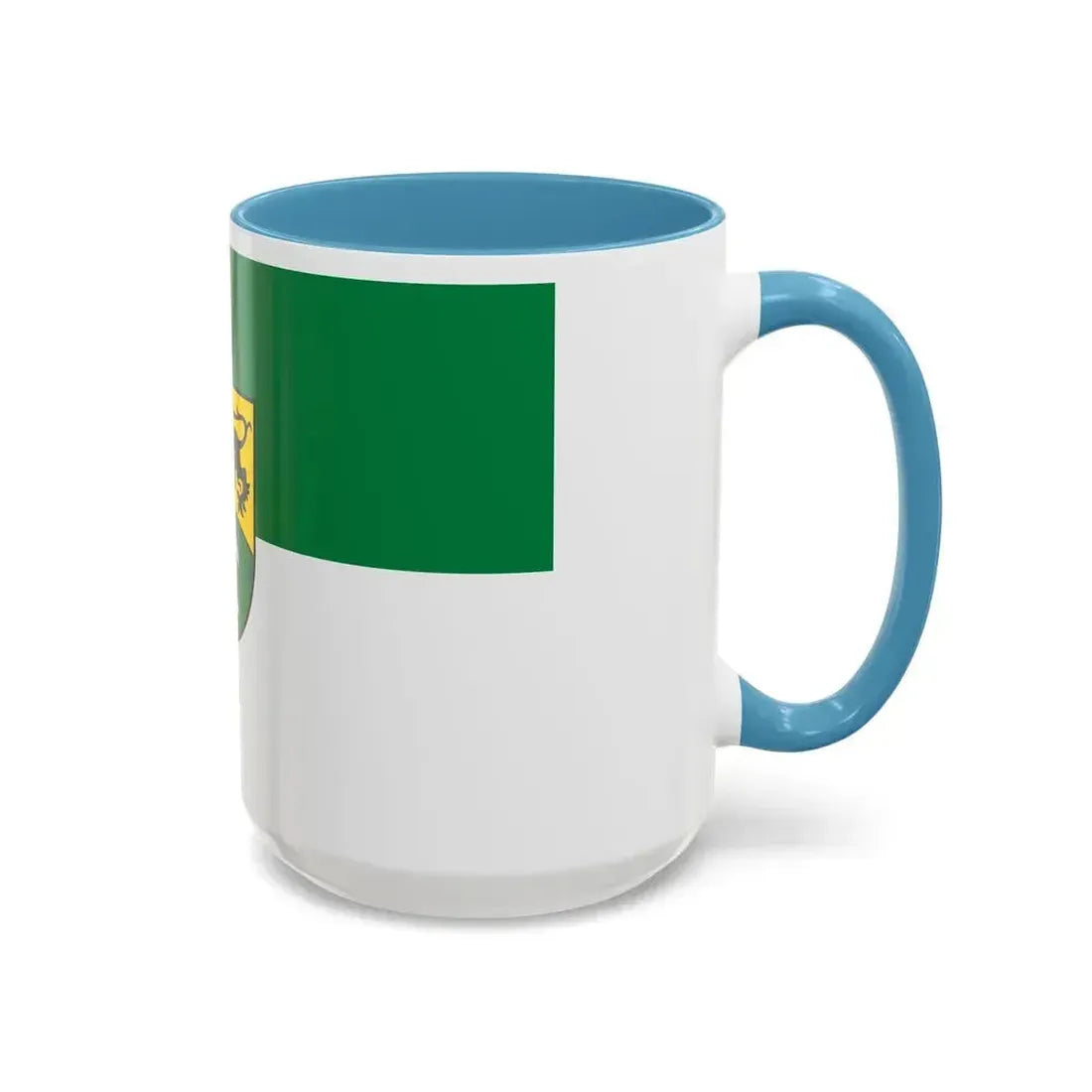 Flag of Erzgebirgskreises Germany - Accent Coffee Mug - Go Mug Yourself