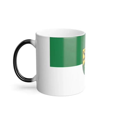 Flag of Erzgebirgskreises Germany - Color Changing Coffee Mug - Go Mug Yourself