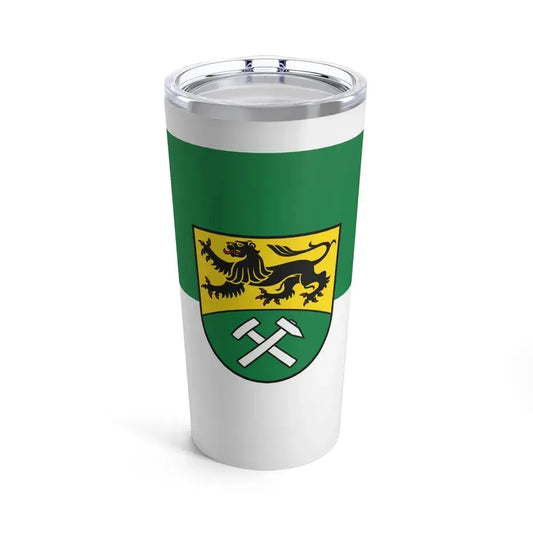 Flag of Erzgebirgskreises Germany - Tumbler 20oz 20oz - Go Mug Yourself