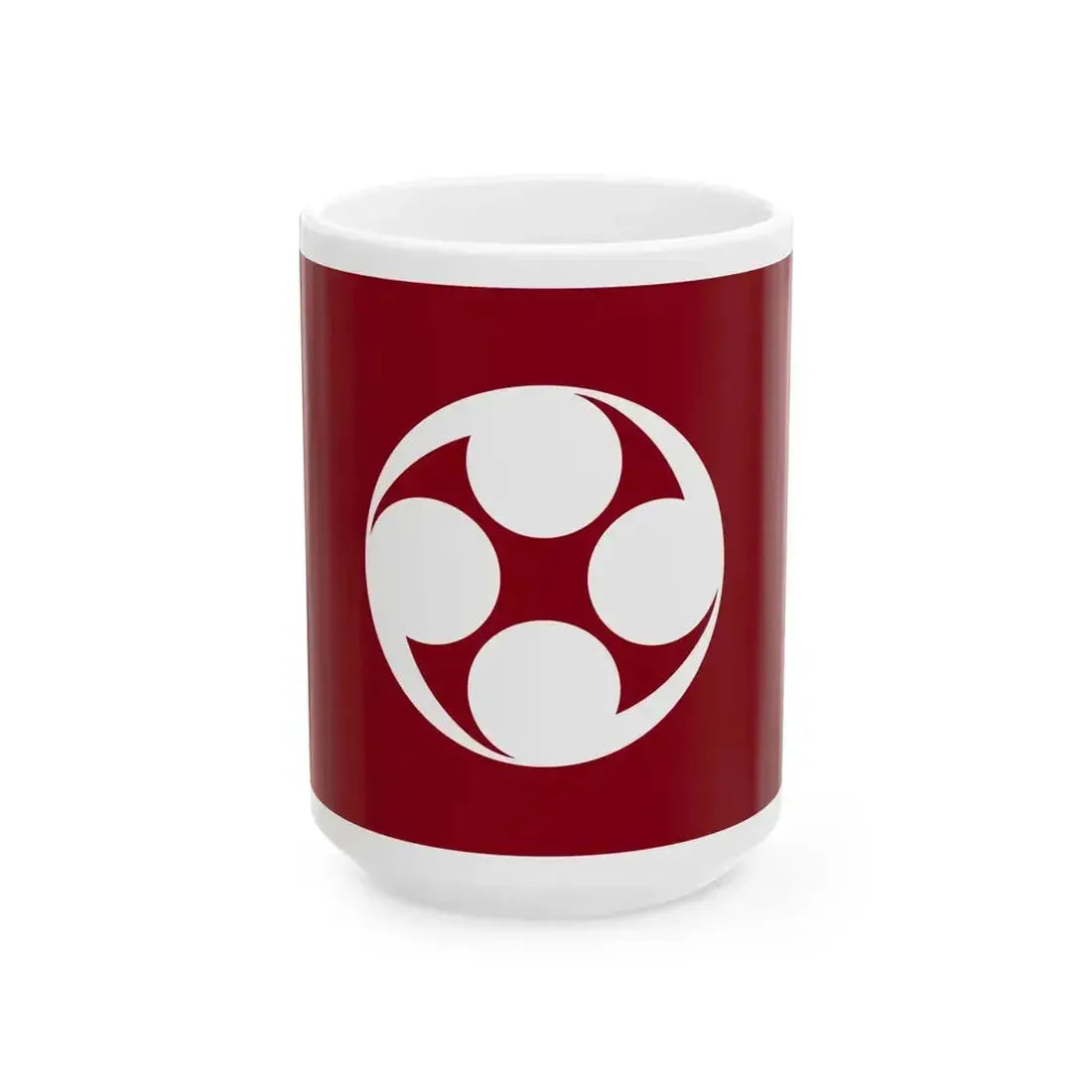 Flag of Esan Hokkiado 1918-2004 (Japan) White Coffee Mug 15oz - Go Mug Yourself