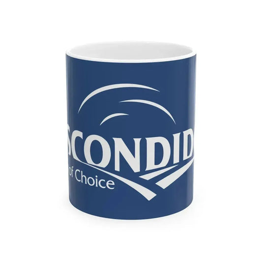 Flag of Escondido California (United States) White Coffee Mug 11oz - Go Mug Yourself