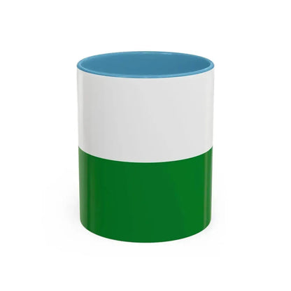 Flag of Esmeraldas Ecuador - Accent Coffee Mug 11oz Light Blue - Go Mug Yourself