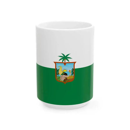 Flag of Esmeraldas - Ecuador (Ecuador) White Coffee Mug 15oz - Go Mug Yourself