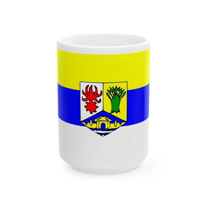 Flag of Essaouira province (Morocco) White Coffee Mug 15oz - Go Mug Yourself
