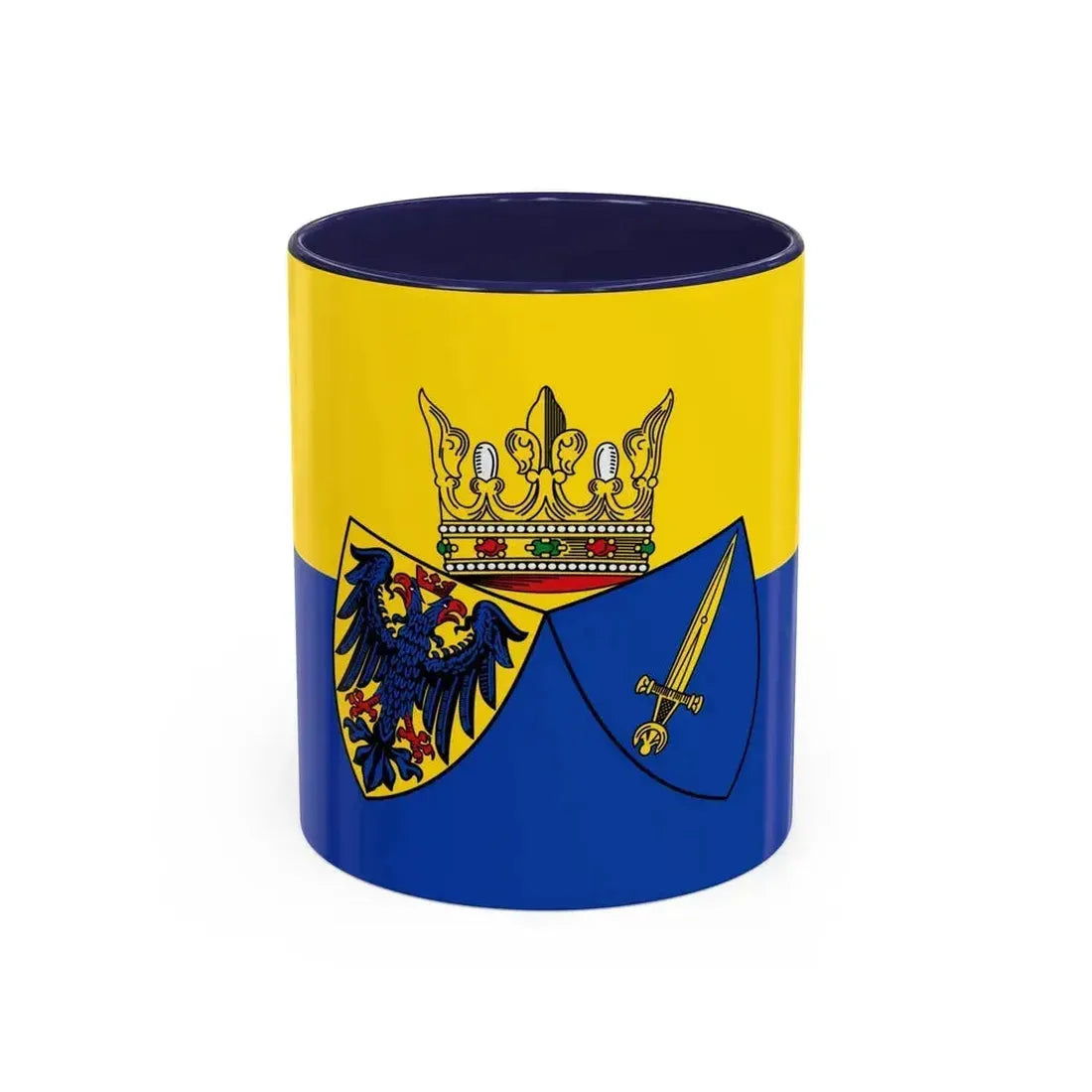 Flag of Essen Germany - Accent Coffee Mug 11oz Navy - Go Mug Yourself