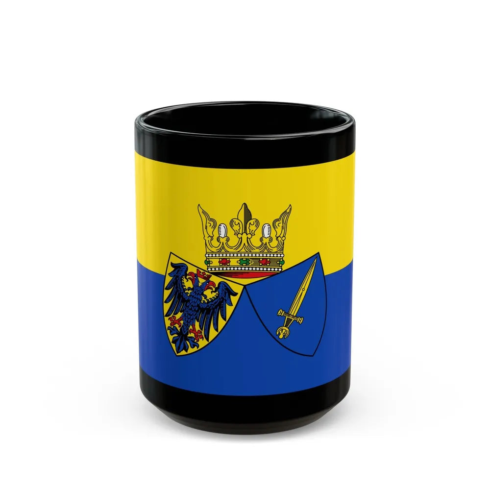 Flag of Essen Germany - Black Coffee Mug-15oz-Go Mug Yourself