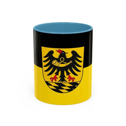 Flag of Esslingen Germany - Accent Coffee Mug 11oz Light Blue - Go Mug Yourself
