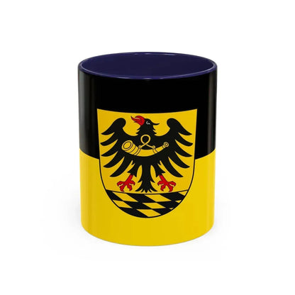 Flag of Esslingen Germany - Accent Coffee Mug 11oz Navy - Go Mug Yourself