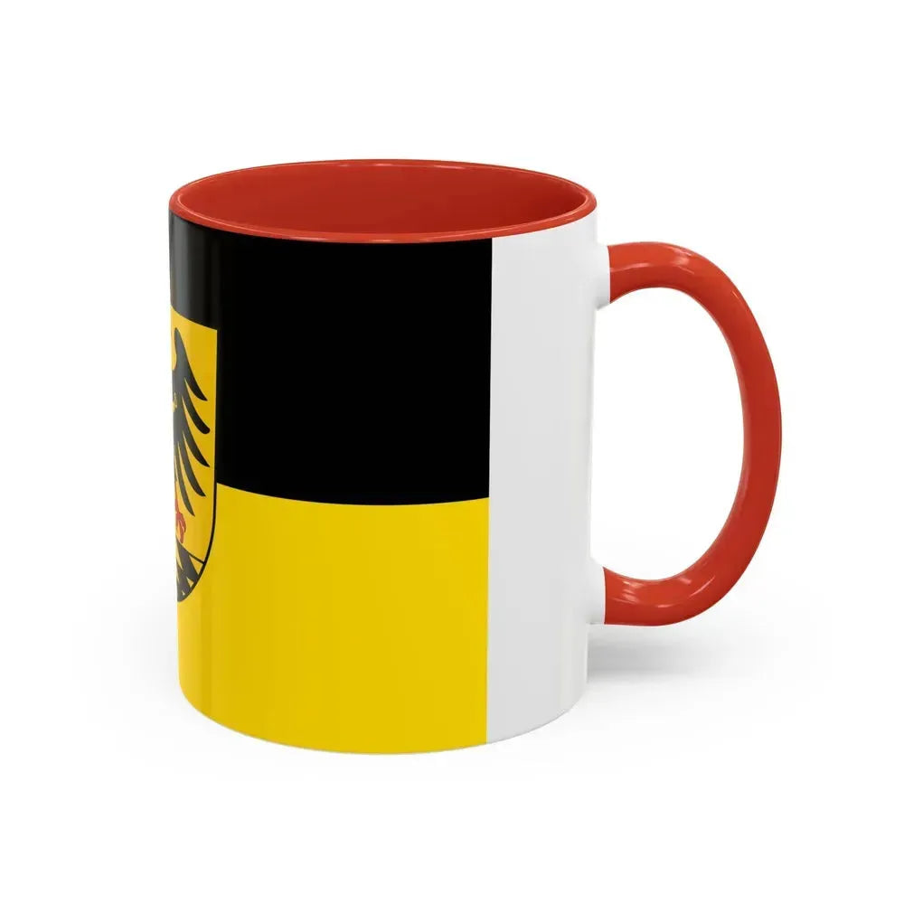 Flag of Esslingen Germany - Accent Coffee Mug - Go Mug Yourself