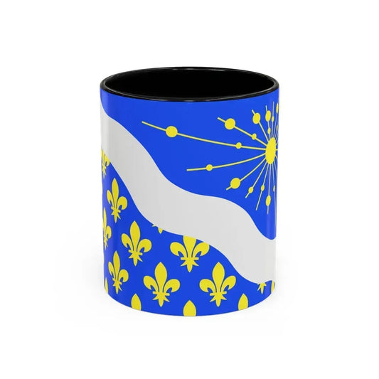 Flag of Essonne France 2 - Accent Coffee Mug 11oz Black - Go Mug Yourself