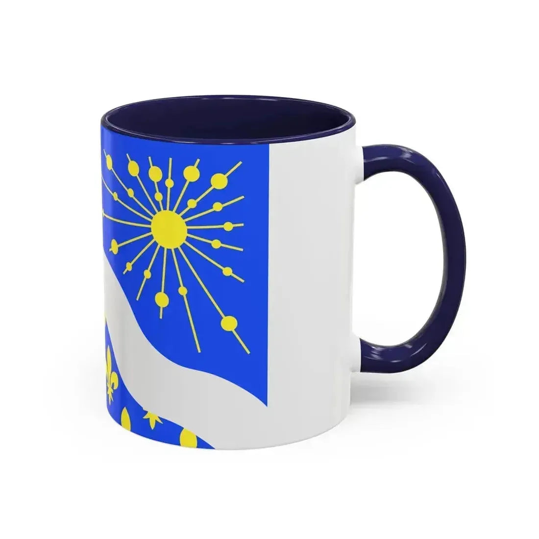 Flag of Essonne France 2 - Accent Coffee Mug - Go Mug Yourself