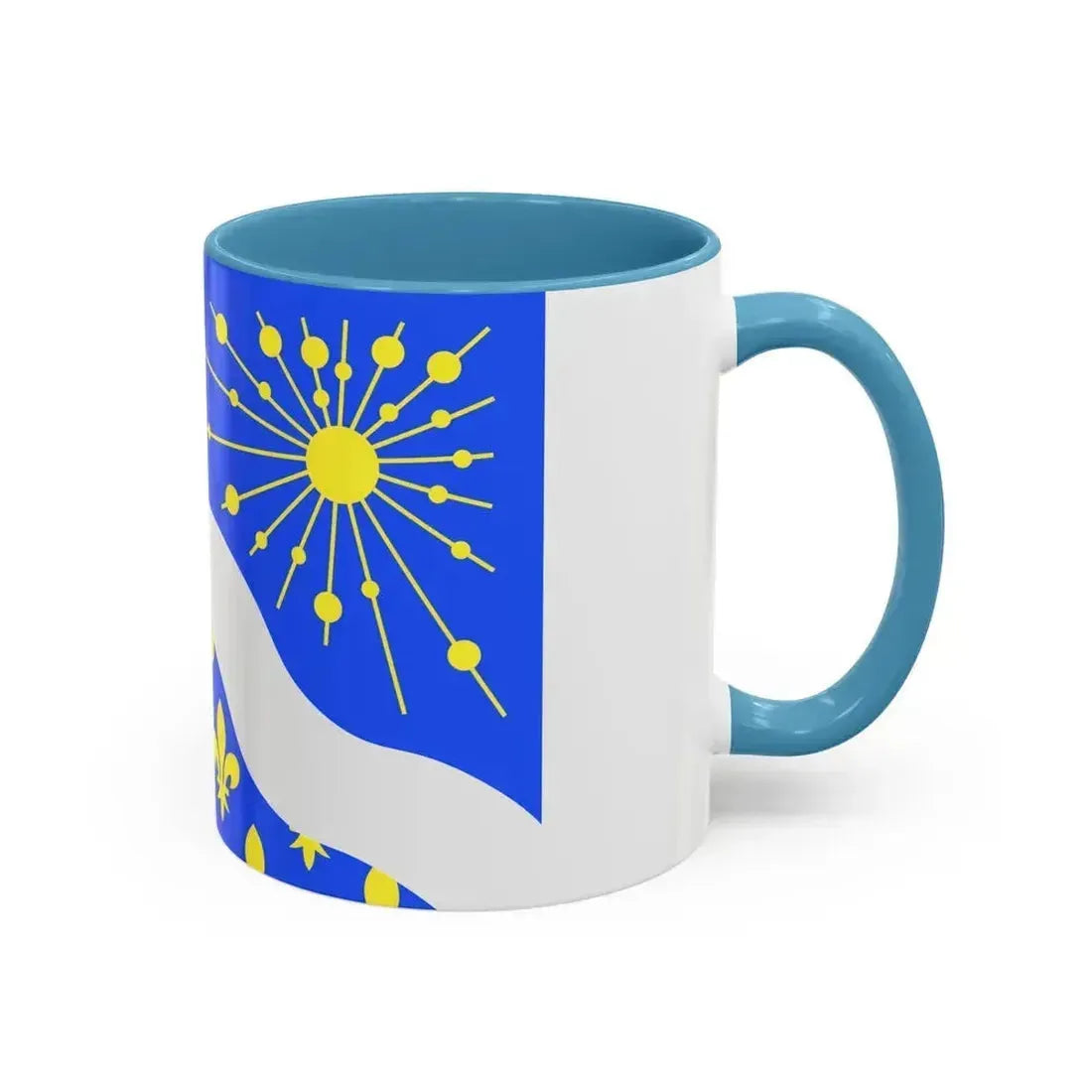 Flag of Essonne France 2 - Accent Coffee Mug - Go Mug Yourself