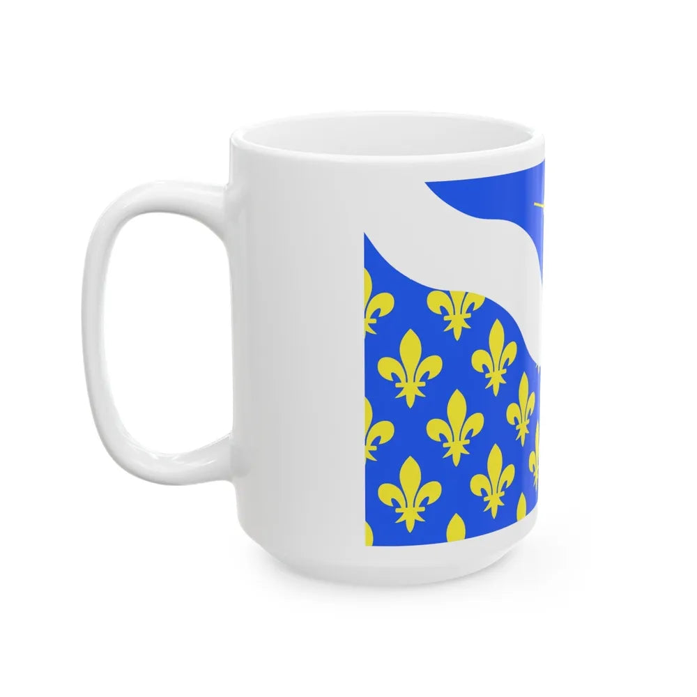 Flag of Essonne France 2 - White Coffee Mug-Go Mug Yourself