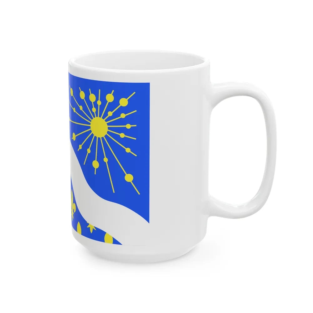 Flag of Essonne France 2 - White Coffee Mug-Go Mug Yourself