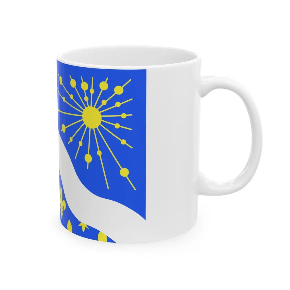 Flag of Essonne France 2 - White Coffee Mug-Go Mug Yourself