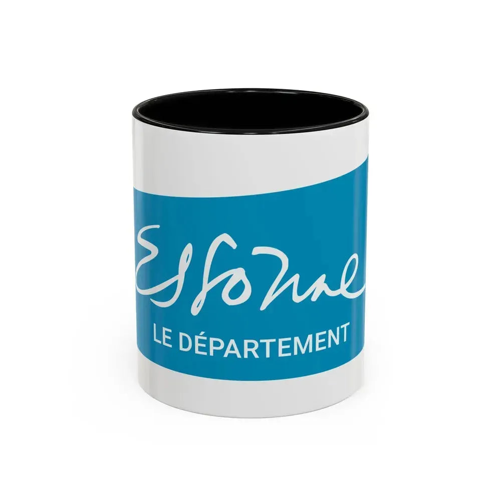 Flag of Essonne France - Accent Coffee Mug 11oz Black - Go Mug Yourself