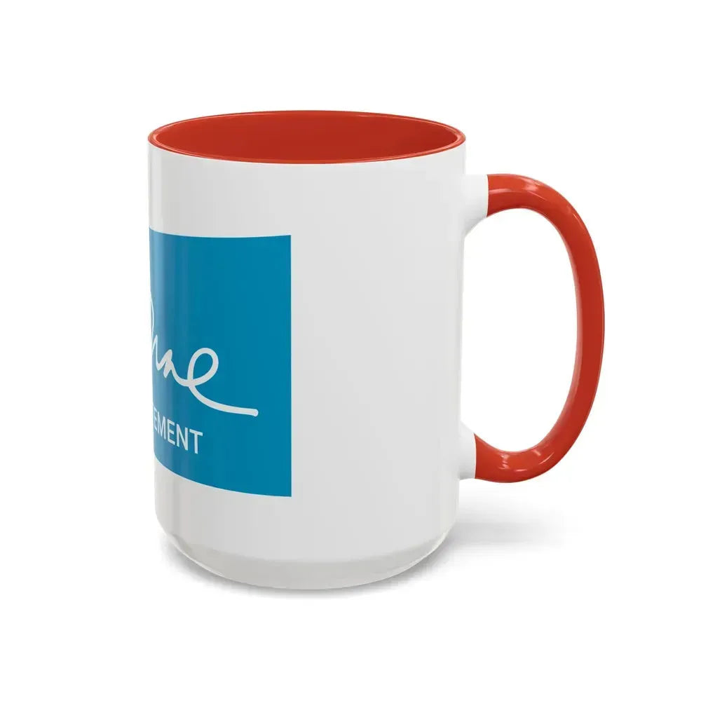 Flag of Essonne France - Accent Coffee Mug - Go Mug Yourself