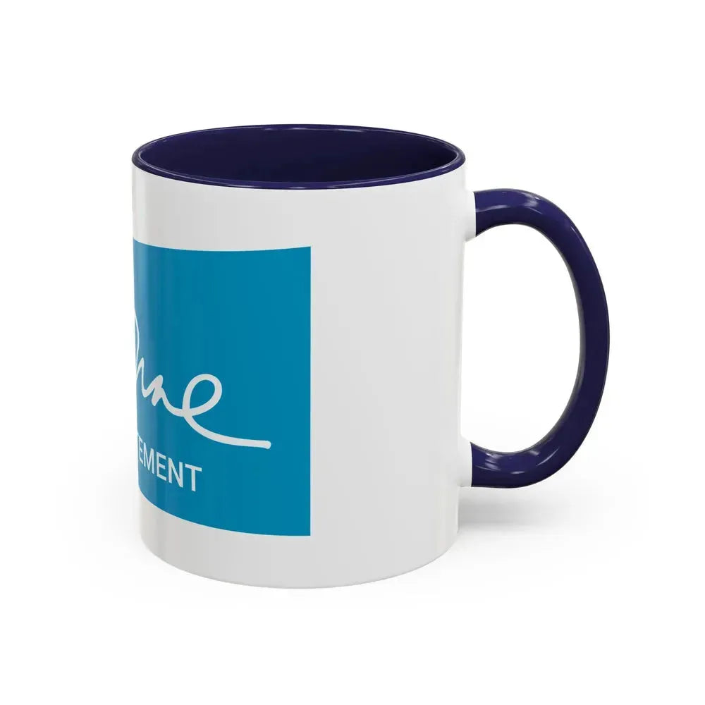 Flag of Essonne France - Accent Coffee Mug - Go Mug Yourself