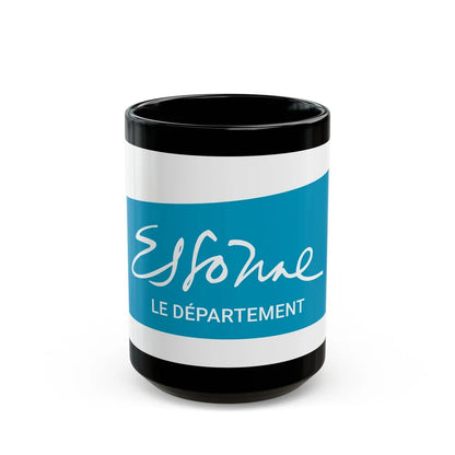 Flag of Essonne France - Black Coffee Mug-15oz-Go Mug Yourself