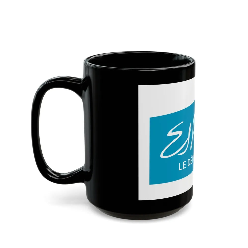 Flag of Essonne France - Black Coffee Mug-Go Mug Yourself