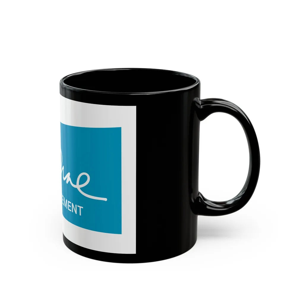 Flag of Essonne France - Black Coffee Mug-Go Mug Yourself