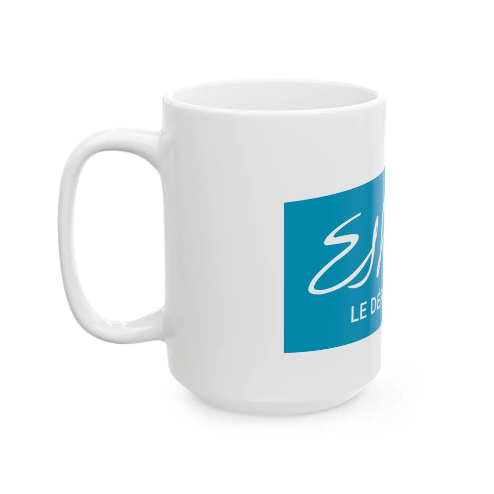 Flag of Essonne France - White Coffee Mug-Go Mug Yourself