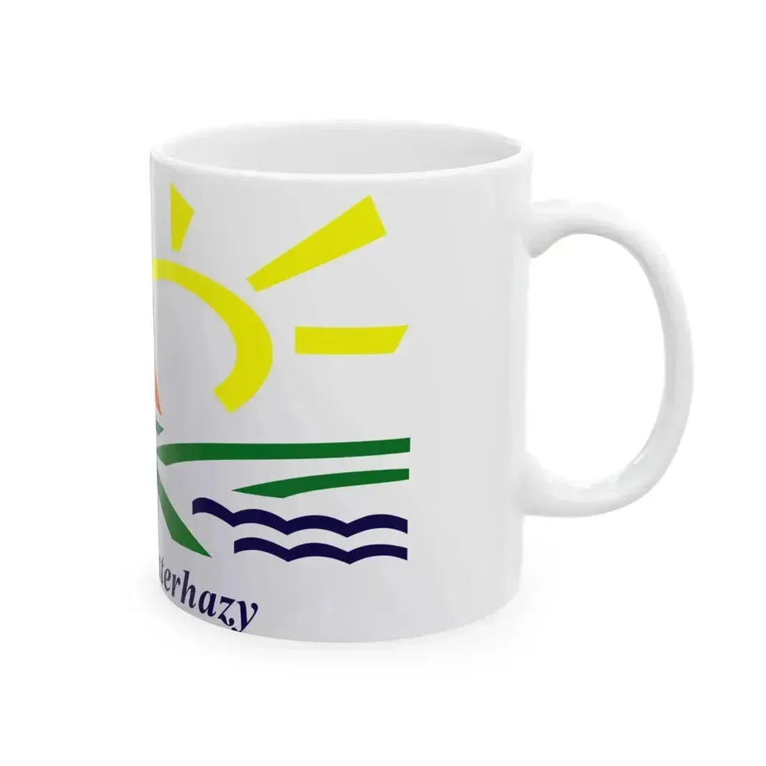 Flag of Esterhazy Saskatchewan (Canada) White Coffee Mug - Go Mug Yourself